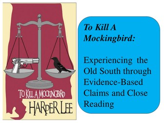 To Kill A Mockingbird Evidence Based Claims