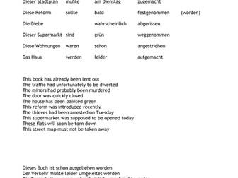 Sentence generation with werden