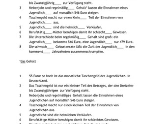 Adjective endings practice