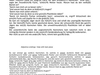 The ultimate adjective endings test