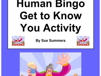 French Cognate Human Bingo Get to Know You Activity