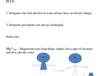 Gone Swimming Inorganic Precipitates