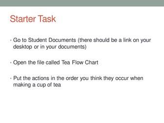 Grade 9 Flowcharts Lessons