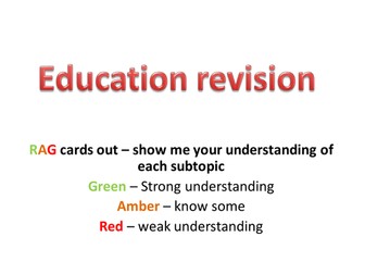 Education revision