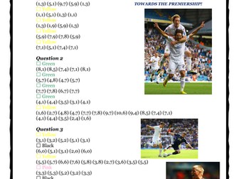 FOOTBALL COORDINATES