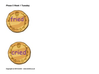 Phase 5 Letters and Sounds Week 1