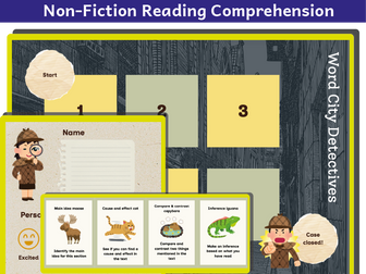 Non-Fiction Reading Comprehension Game