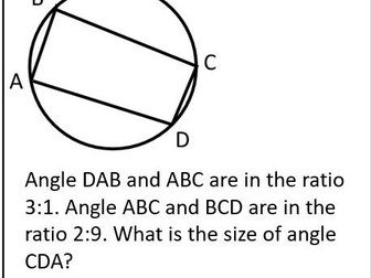 Angles and Ratios