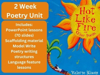 2 Week Comprehension Poetry Unit Year 4/5