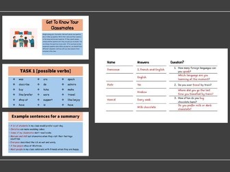 Get To Know You Questionnaire