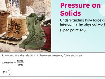 IGCSE Physics: Pressure on Solids | Edexcel Modular - L3