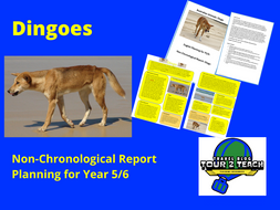 Non-chronological Report Planning: Year 5/6: Australian Animals: Dingo