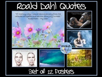 Roald Dahl Quotes' Posters