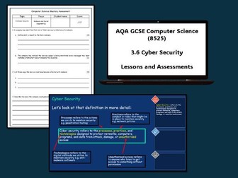 3.6 Cyber Security (AQA) - LESSONS AND ASSESSMENTS