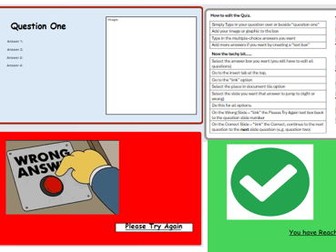 Power Point Quiz Template
