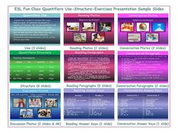 Quantifiers Use-Structure-Exercises Presentation