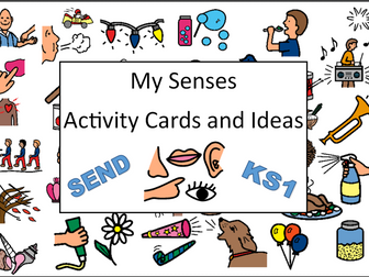 My Senses Activity Cards + Ideas SEN KS1