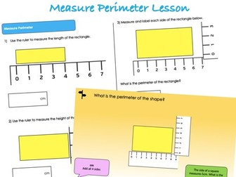 Year 3 Length and Perimeter - Measure Perimeter Lesson