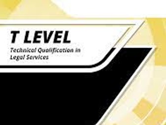 T Level Legal Services Element 2 content test