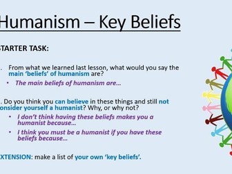 Humanism module - year nine