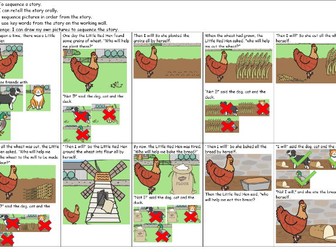 Little Red Hen Literacy Plan Year 1 Weeks 1 and 2