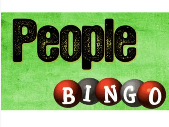 Theatre Production 11 - People Bingo Handout