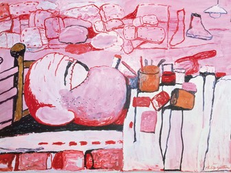 Philip Guston in his artist quotes on painting art & life - free resource, American art history