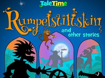 Listening + Writing fairy tale resource pack; Rumpelstiltskin Brothers Grimm)
