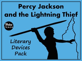 The Lightning Thief Figurative Language & Other Literary Devices Differentiated Worksheets
