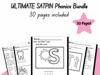 Ultimate 30 SATPIN Phonics Worksheets