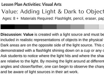 Value: Adding Light & Dark to Objects