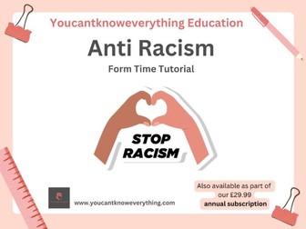 Anti Racism Form Time Tutorial