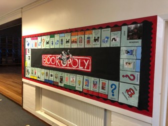Bookopoly Reading Display