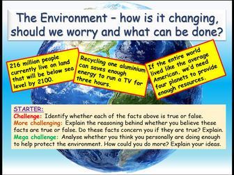 Environment Changes