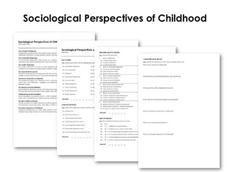 Sociological Perspectives of Childhood.docx