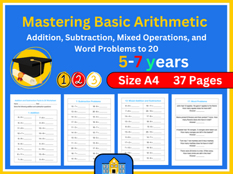 Mastering Basic Arithmetic: Addition, Subtraction, Mixed Operations, and Word Problems to 20