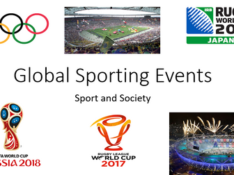OCR A Level PE - Global Sporting Events