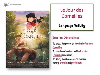 Le Jour des Corneilles - Film Trailer Study and Activity