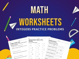 Operations with Integers Activities