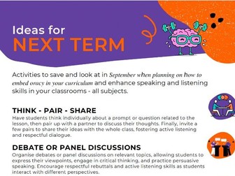 10 Ways to Embed Oracy Across the Curriculum | Teacher Planning Guide