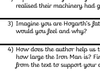 Reading Comprehension - The Iron Man (Week 2)