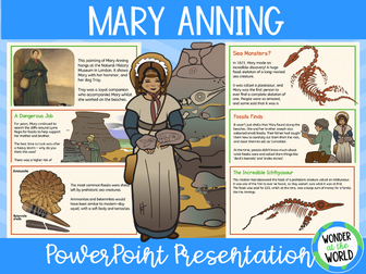Mary Anning Fossil Hunter PowerPoint KS2