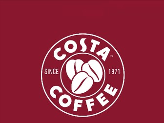 Costa Coffee Reading Reward Card