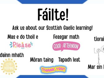 Gaelic Greetings Poster