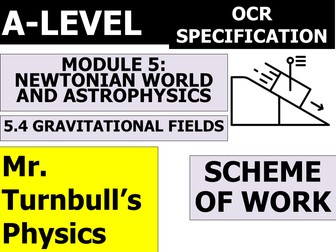Gravitational Fields Scheme of Work (OCR A-Level Physics)