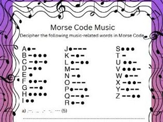 Music Morse Code