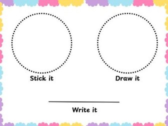 Phonics - Stick it, Draw it, Write it