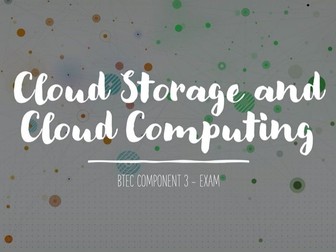 Chapter 2: Cloud Storage and Computing