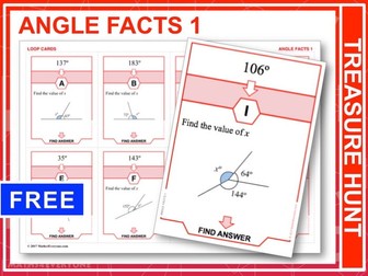 Angle Facts 1 (Treasure Hunt)