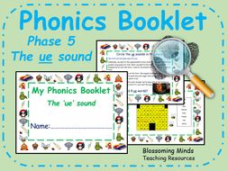 Phonics phase 5 booklet - The 'ue' sound | Teaching Resources